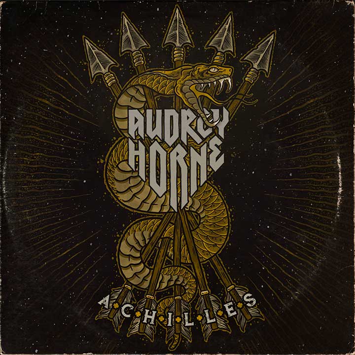 Pochette de l'album d'AUDREY HORNE, Achilles sorti en septembre 2026 chez Napalm Records. Chronique WTR MAG
