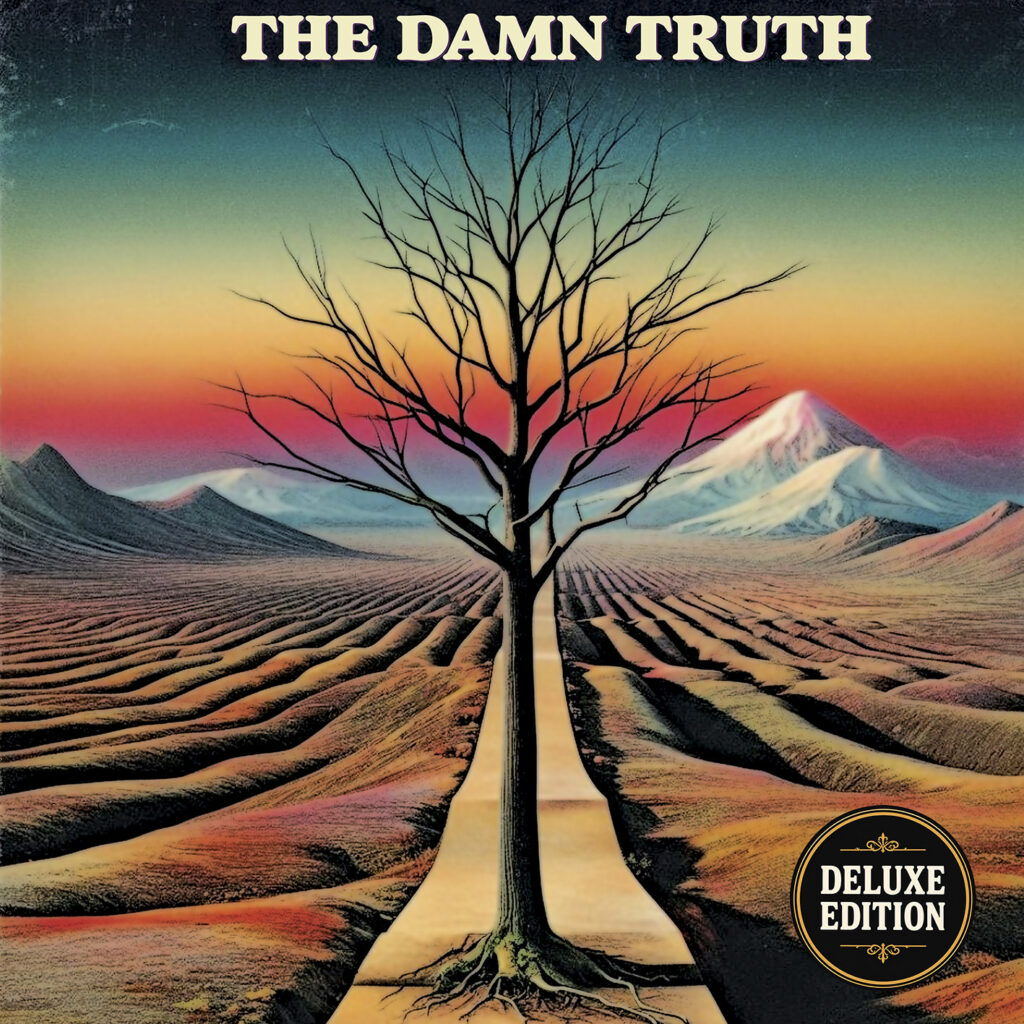 Pochette de l'album de THE DAMN TRUTH, The Damn Truth sorti en septembre 2026 chez Frontiers Music. Chronique WTR MAG