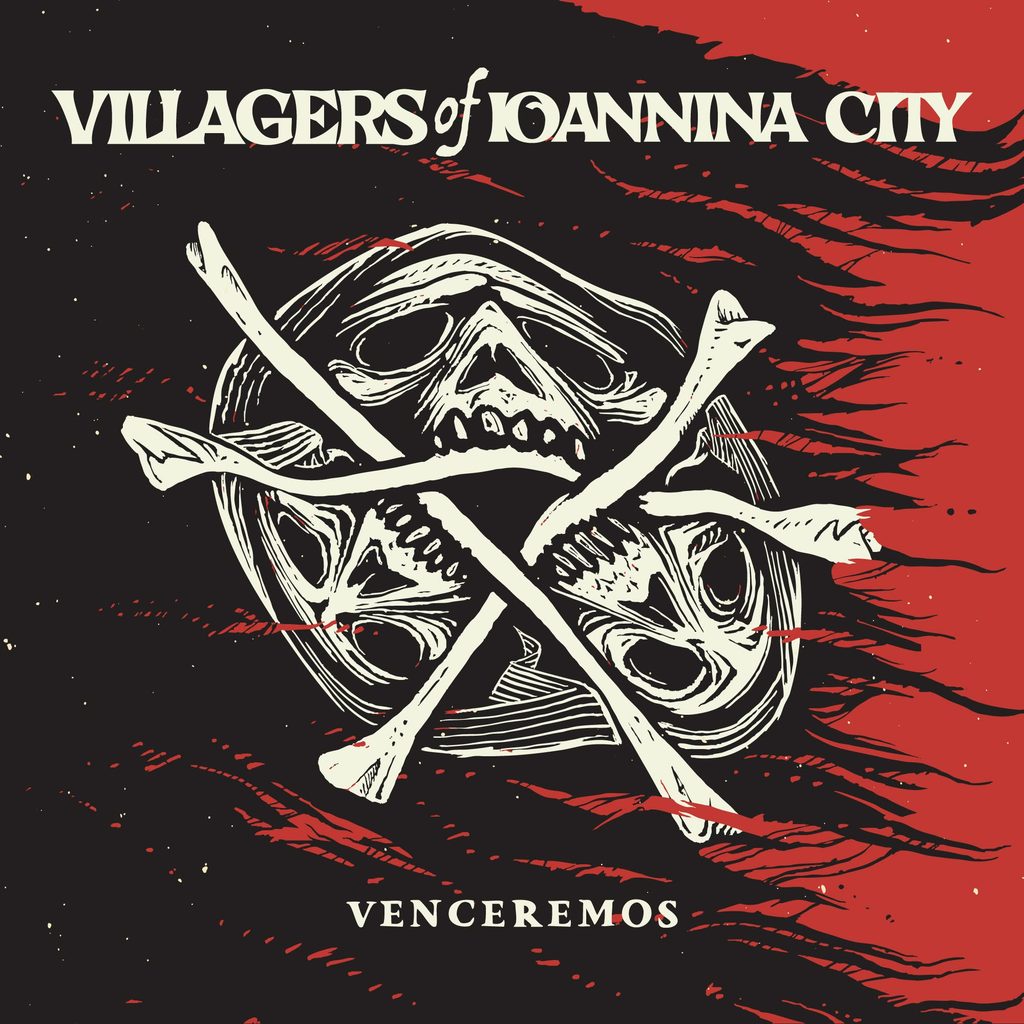 Pochette de l'album de VILLAGERS OF IOANNINA CITY, Venceremos. sorti en septembre 2026 chez Napalm Records. Chronique WTR MAG