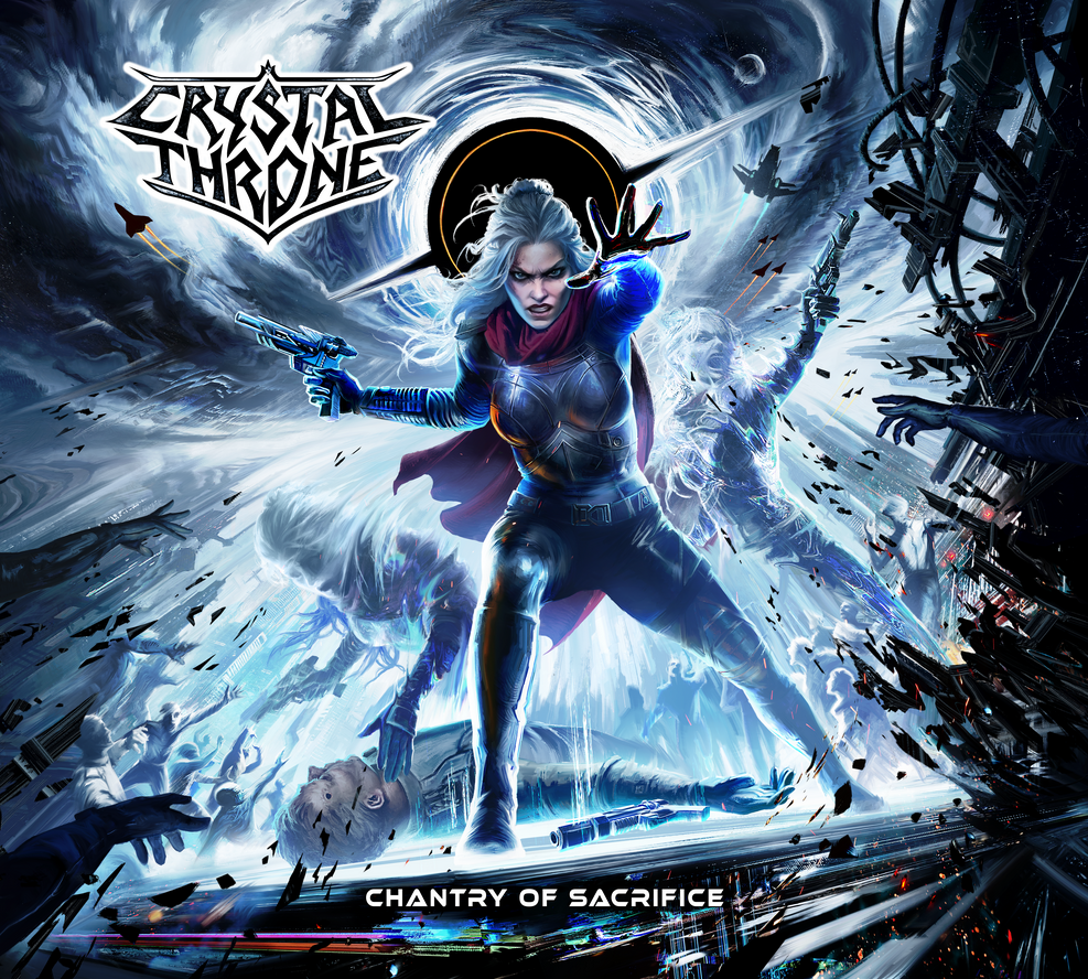 Pochette de l'album de CRYSTAL THRONE, Chantry of Sacrifice sorti en octobre 2026 en autoproduction. Chronique WTR MAG