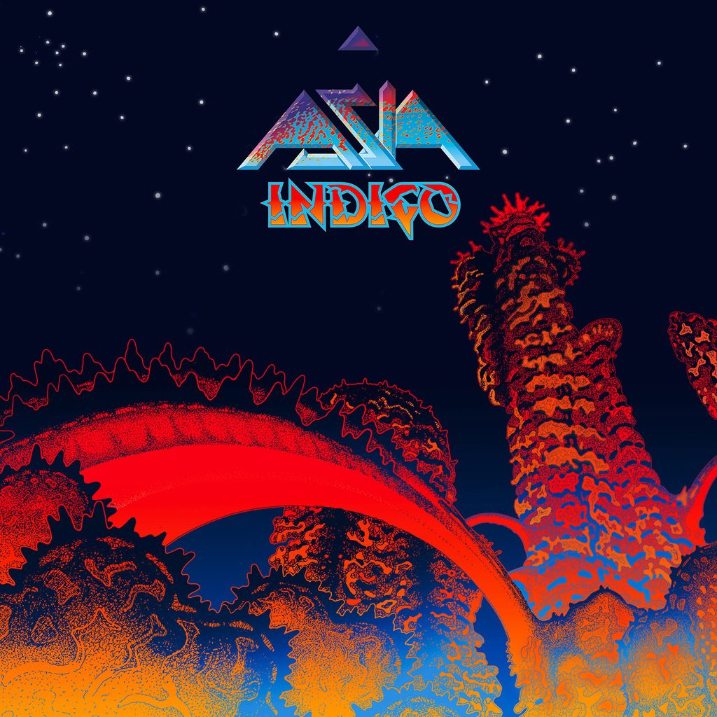 Chroniques - Novembre 2026. Pochette de l'album "Indigo" de ASIA. Chronique WTR MAG